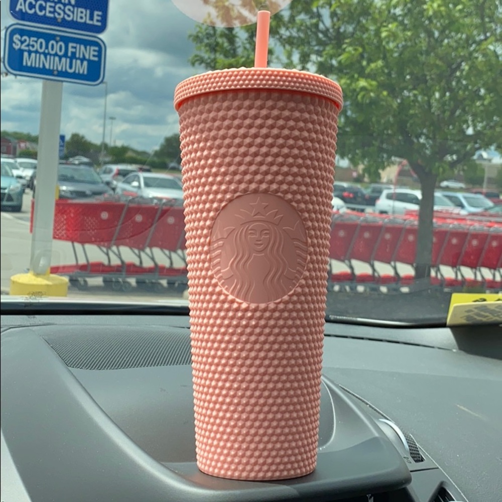 Starbucks pink studded 24 oz tumbler only 1 left
